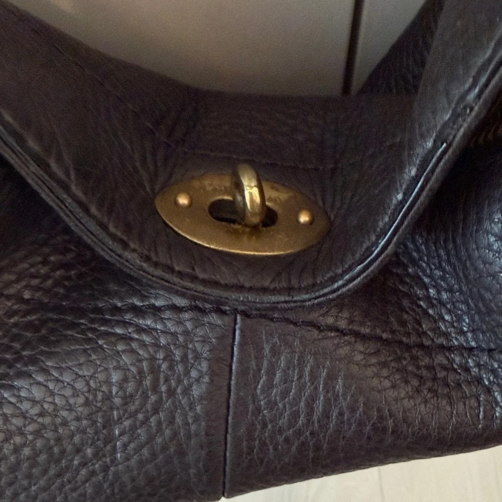 J. Crew Black 100% Leather Shoulder Hobo Bag - Classic Women's Handbag